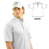 MONT 1067 Men's Dry Swing Tonal Stripe Textured Polo Shirt