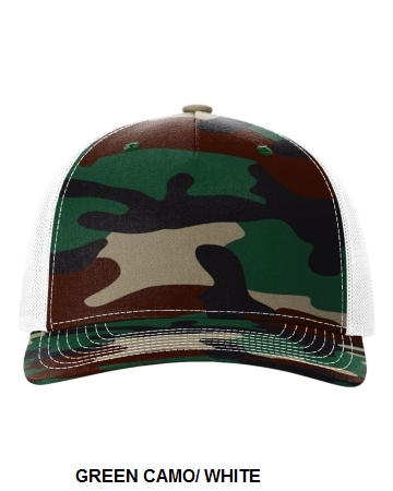 Richardson 112PFP - Printed Five-Panel Trucker Cap.  RICH. CAP  112PFP