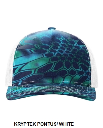 Richardson 112PFP - Printed Five-Panel Trucker Cap.  RICH. CAP  112PFP