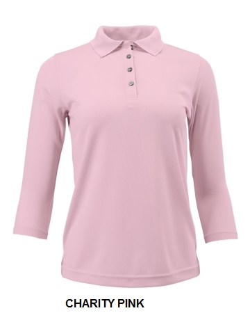 Paragon - Womens Lady Palm Three-Quarter Sleeve Polo - 120.  PARAGON  120