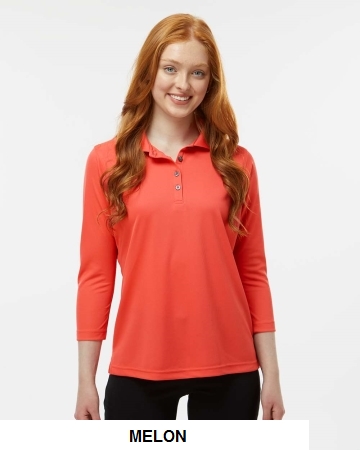 Paragon - Womens Lady Palm Three-Quarter Sleeve Polo - 120.  PARAGON  120