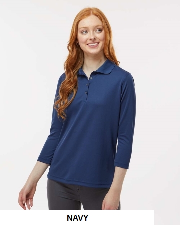 Paragon - Womens Lady Palm Three-Quarter Sleeve Polo - 120.  PARAGON  120