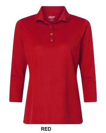 Paragon - Womens Lady Palm Three-Quarter Sleeve Polo - 120.  PARAGON  120