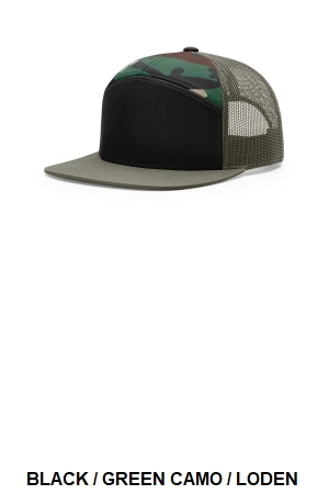 Richardson 7-Panel Trucker.  RICH. CAP  168