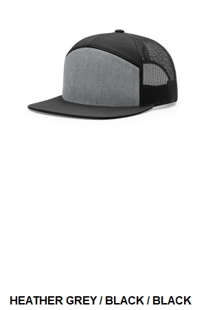 Richardson 7-Panel Trucker.  RICH. CAP  168