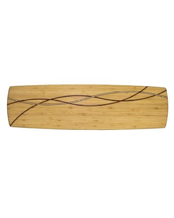 Del Mar Charcuterie Board and Cheese Plate, 30" x 8-1/2" Totally Bamboo 20-7615