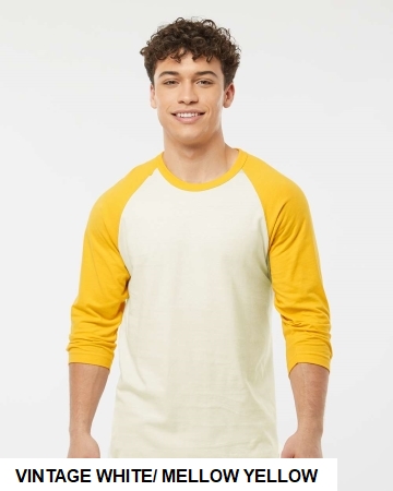 Tultex Unisex Fine Jersey Raglan T-Shirt.  TULTEX  245