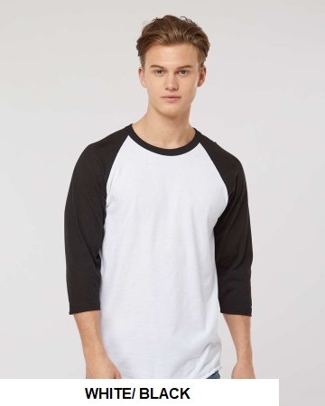 Tultex Unisex Fine Jersey Raglan T-Shirt.  TULTEX  245