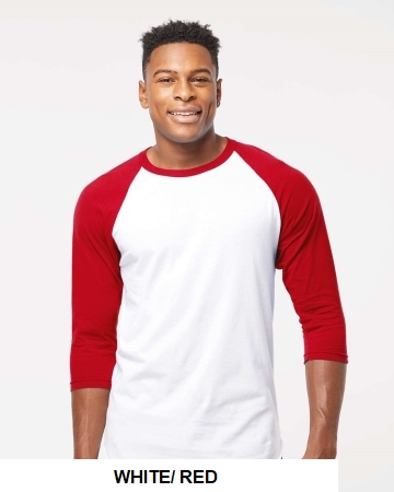 Tultex Unisex Fine Jersey Raglan T-Shirt.  TULTEX  245