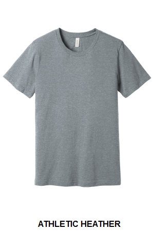 BELLA+CANVAS Unisex Heather CVC Short Sleeve Tee.  BELLA  3001CVC