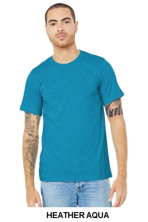 BELLA+CANVAS Unisex Heather CVC Short Sleeve Tee.  BELLA  3001CVC