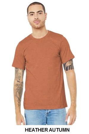 BELLA+CANVAS Unisex Heather CVC Short Sleeve Tee.  BELLA  3001CVC