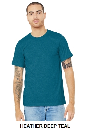 BELLA+CANVAS Unisex Heather CVC Short Sleeve Tee.  BELLA  3001CVC