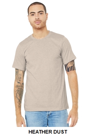 BELLA+CANVAS Unisex Heather CVC Short Sleeve Tee.  BELLA  3001CVC