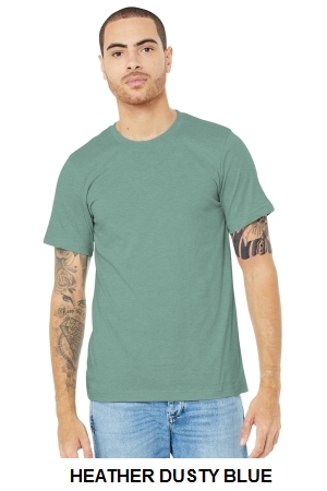 BELLA+CANVAS Unisex Heather CVC Short Sleeve Tee.  BELLA  3001CVC