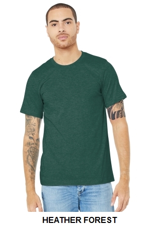 BELLA+CANVAS Unisex Heather CVC Short Sleeve Tee.  BELLA  3001CVC