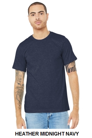 BELLA+CANVAS Unisex Heather CVC Short Sleeve Tee.  BELLA  3001CVC