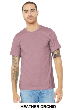BELLA+CANVAS Unisex Heather CVC Short Sleeve Tee.  BELLA  3001CVC