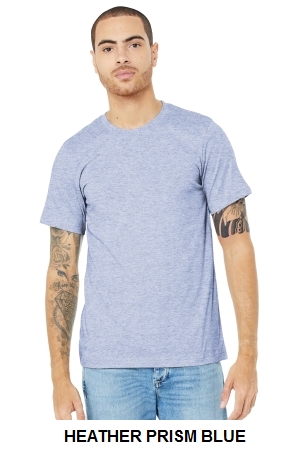 BELLA+CANVAS Unisex Heather CVC Short Sleeve Tee.  BELLA  3001CVC