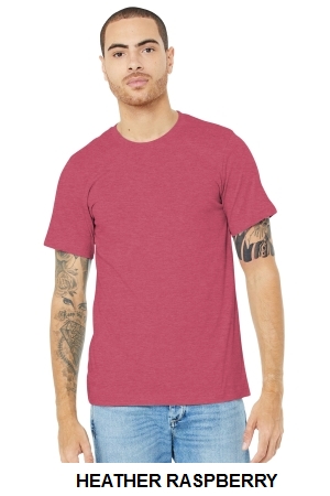 BELLA+CANVAS Unisex Heather CVC Short Sleeve Tee.  BELLA  3001CVC