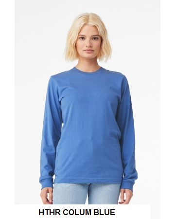 Bella + Canvas Unisex CVC Jersey Long-Sleeve T-Shirt.  BELLA  3501CVC