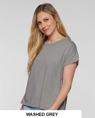 LAT Women's Relaxed Vintage Wash Tee.  LAT  3502