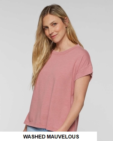 LAT Women's Relaxed Vintage Wash Tee.  LAT  3502