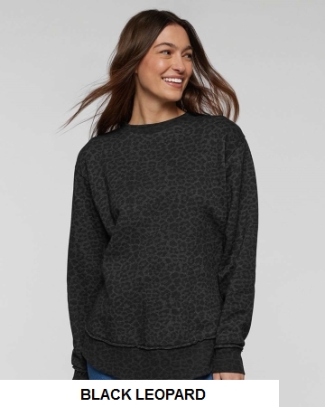 LAT 3525 - Women's Weekend Fleece Crewneck Sweatshirt.  LAT  3525