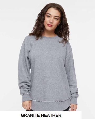 LAT 3525 - Women's Weekend Fleece Crewneck Sweatshirt.  LAT  3525