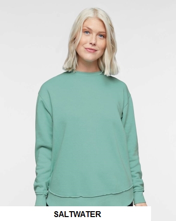 LAT 3525 - Women's Weekend Fleece Crewneck Sweatshirt.  LAT  3525