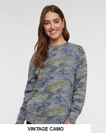 LAT 3525 - Women's Weekend Fleece Crewneck Sweatshirt.  LAT  3525