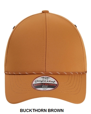 Imperial - The Habanero Performance Rope Cap - 6054.  IMPERIAL  6054