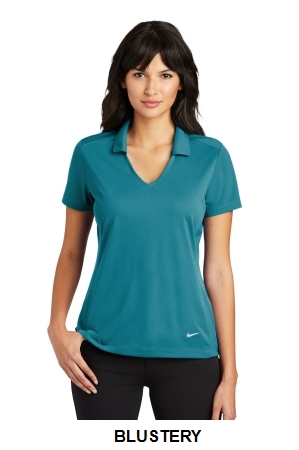 Nike Ladies Dri-FIT Vertical Mesh Polo.  NIKE  637165