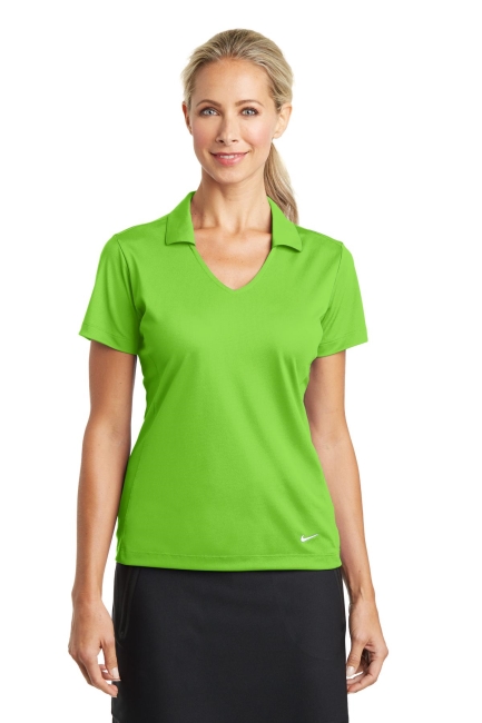 Nike Golf Ladies Dri-FIT Vertical Mesh Polo. 637165.