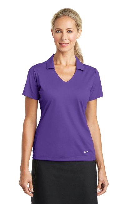 Nike Golf Ladies Dri-FIT Vertical Mesh Polo. 637165.