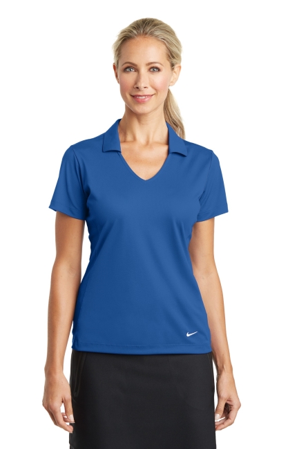 Nike Golf Ladies Dri-FIT Vertical Mesh Polo. 637165.