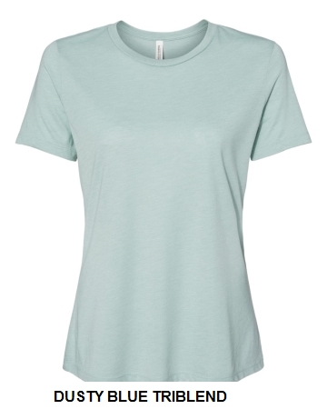 Womens Relaxed Fit Triblend Tee.  BELLA  6413