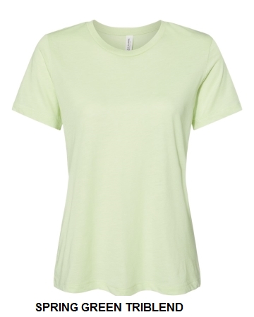 Womens Relaxed Fit Triblend Tee.  BELLA  6413