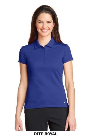 Nike Golf Ladies Dri-FIT Solid Icon Pique Modern Fit Polo. 746100.