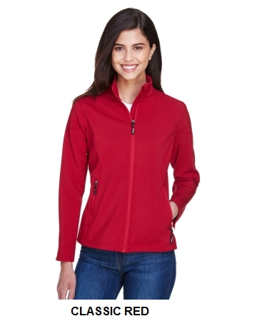 Core 365 Ladies' Cruise Two-Layer Fleece Bonded Soft Shell Jacket.  CORE365  78184