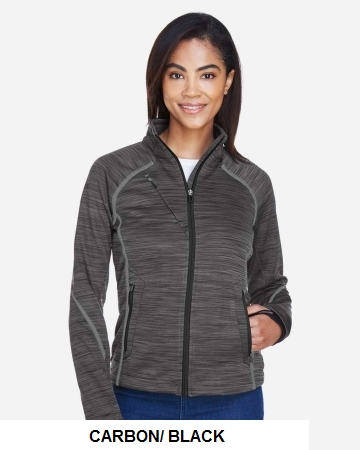 North End Women's Flux Mélange Bonded Fleece Jacket.  N. END  78697