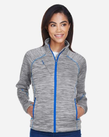 North End Women's Flux Mélange Bonded Fleece Jacket.  N. END  78697