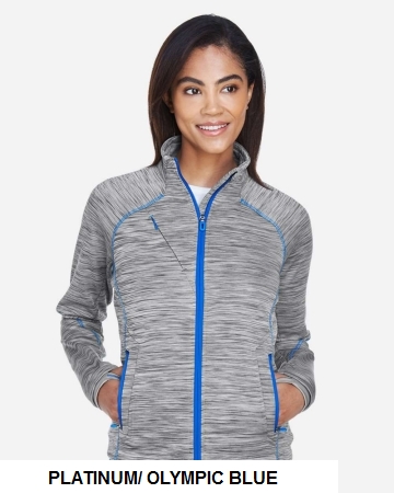 North End Women's Flux Mélange Bonded Fleece Jacket.  N. END  78697