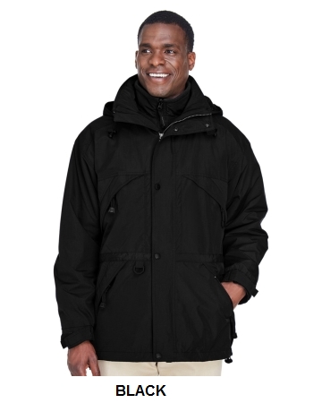 North End Adult 3-in-1 Parka with Dobby Trim.  N. END  88007