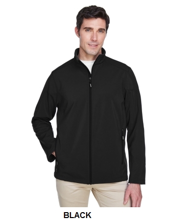 Core 365 Men's Cruise Two-Layer Fleece Bonded Soft Shell Jacket.  CORE365  88184