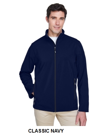 Core 365 Men's Cruise Two-Layer Fleece Bonded Soft Shell Jacket.  CORE365  88184