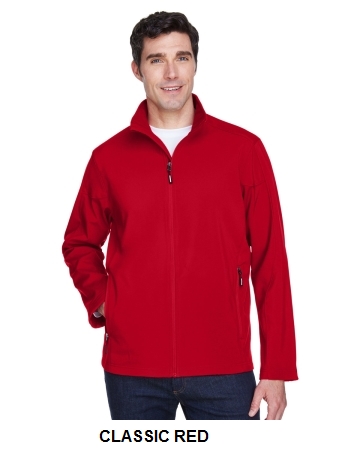 Core 365 Men's Cruise Two-Layer Fleece Bonded Soft Shell Jacket.  CORE365  88184