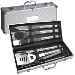 DELUXE 6 PC BBQ TOOL SET.  BBQ06