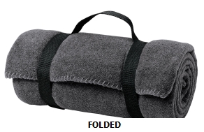 Port & Company® - Value Fleece Blanket with Strap.  BP10