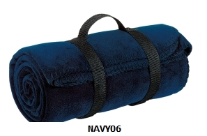 Port & Company® - Value Fleece Blanket with Strap.  BP10